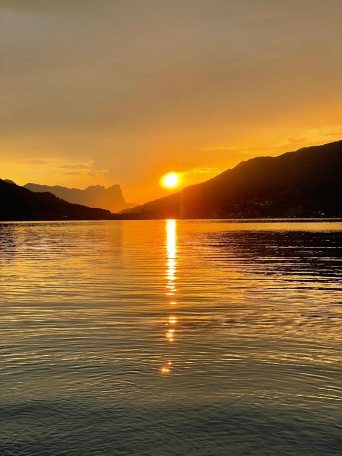 "Ferienhaus Am Mondsee" Mit Direktem Schafbergblick Im Salzkammergut Bei Salzburg מראה חיצוני תמונה